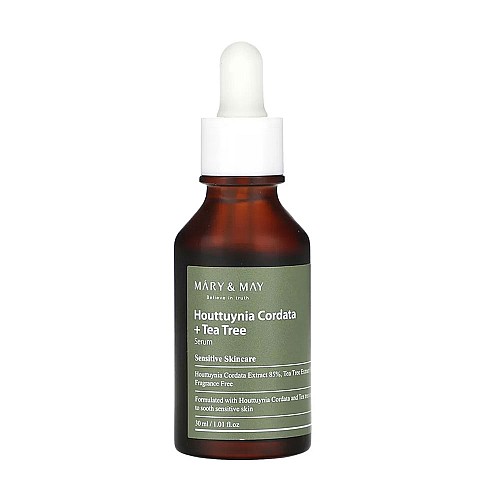 Успокояващ серум за чувствителна и проблемна кожа Mary&May Houttuynia Cordata + Tea Tree 30ml