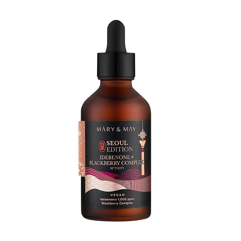 Антиоксидантен серум за лифтинг и сияние Mary&May Idebenone Blackberry Complex 80ml