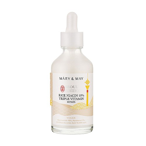 Изсветляващ серум с 10% ниацинамид Mary&May Rice Niacin Triple Vitamin 80ml