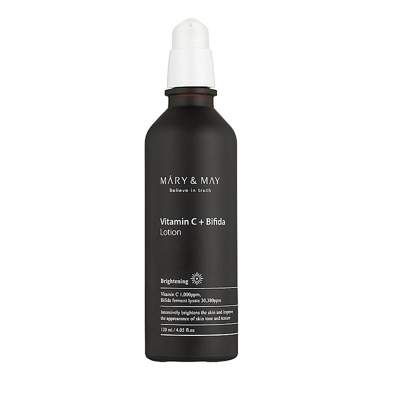 Озаряващ тонер с витамин C и бифида Mary&May Vitamin C + Bifida Lotion 120ml