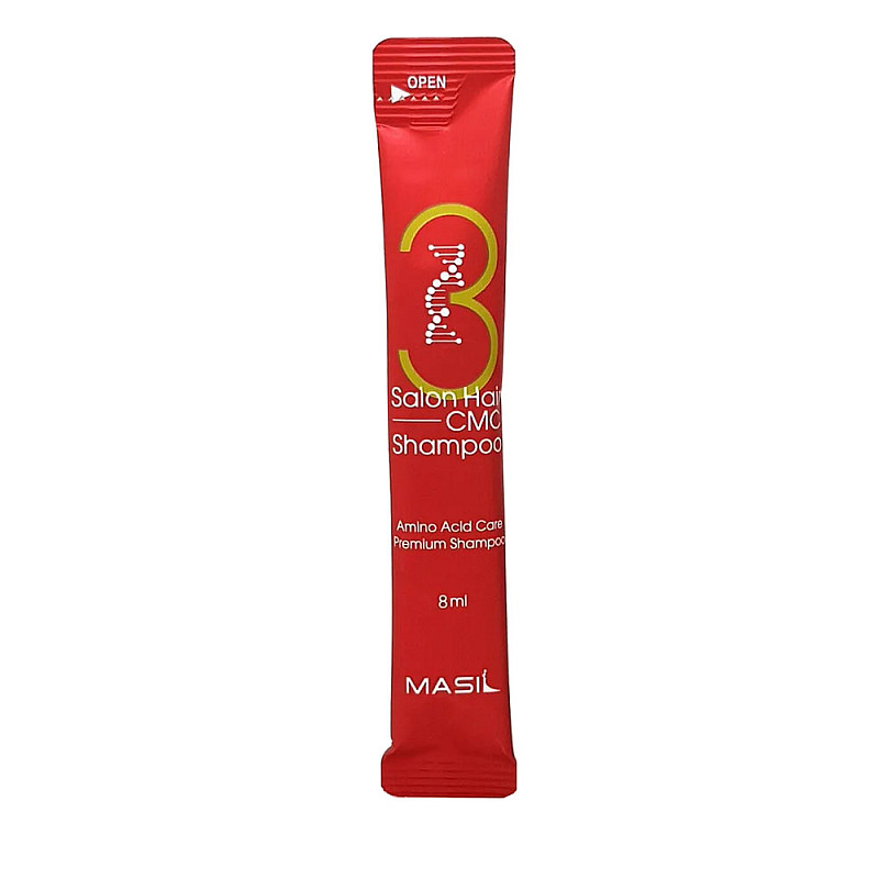 Възстановяващ шампоан с аминокиселини Masil 3 Salon Hair CMC Shampoo 8ml