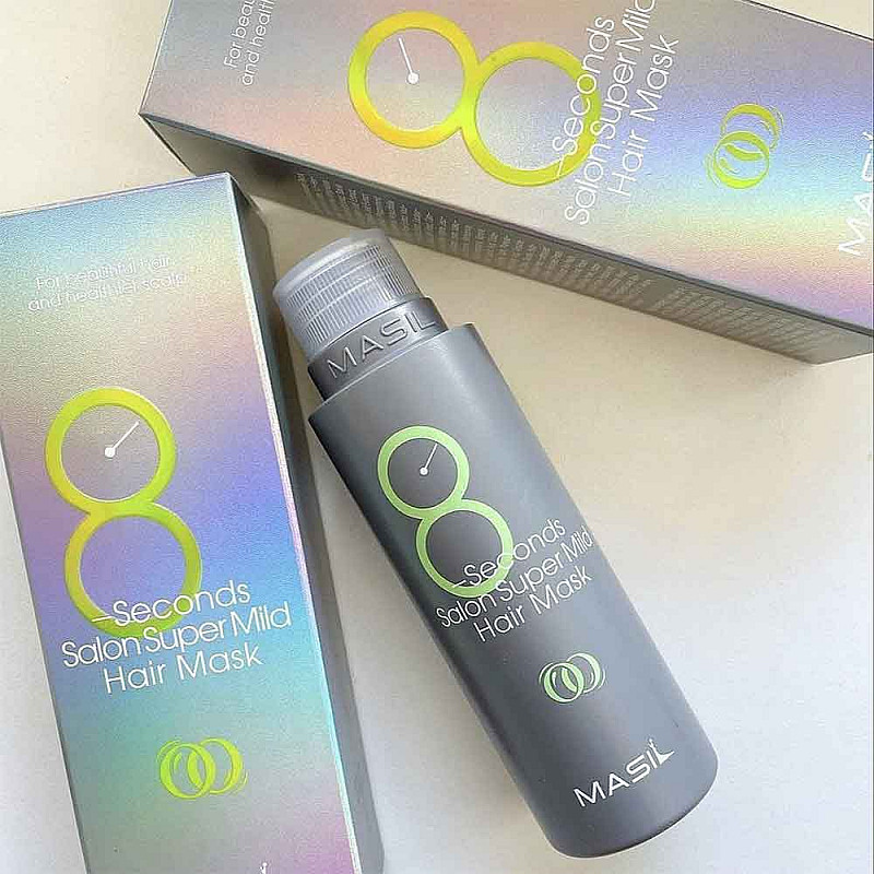 Възстановяваща маска с аминокиселини Masil 8 Seconds Salon Super Mild Hair Mask 100ml