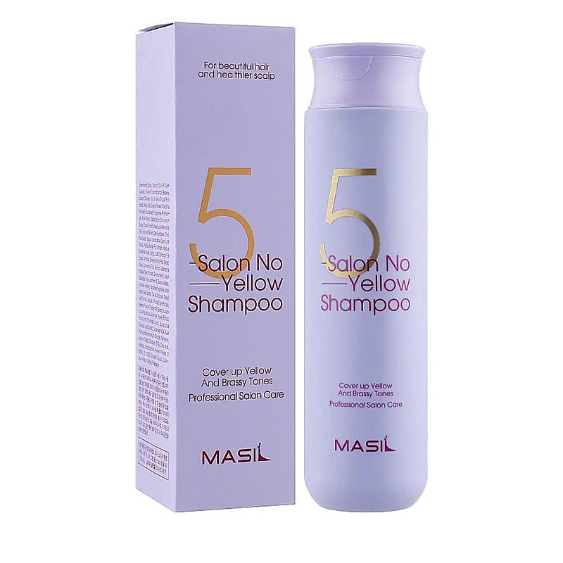 Матиращ шампоан за руса коса Masil 5 Salon No Yellow Shampoo 300ml