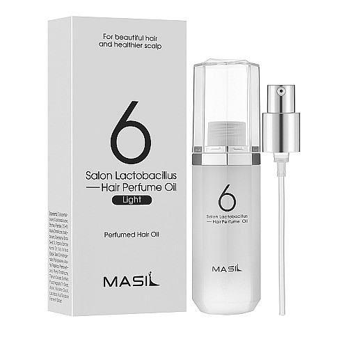 Изглаждащо парфюмно олио Masil 6 Salon Lactobacillus Hair Perfume Oil Light 66ml