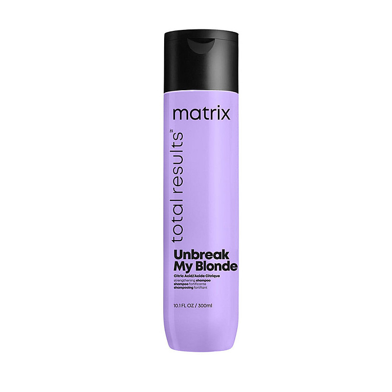 Подсилващ шампоан за изсветлявана коса Matrix Unbreak My Blonde Shampoo 300ml