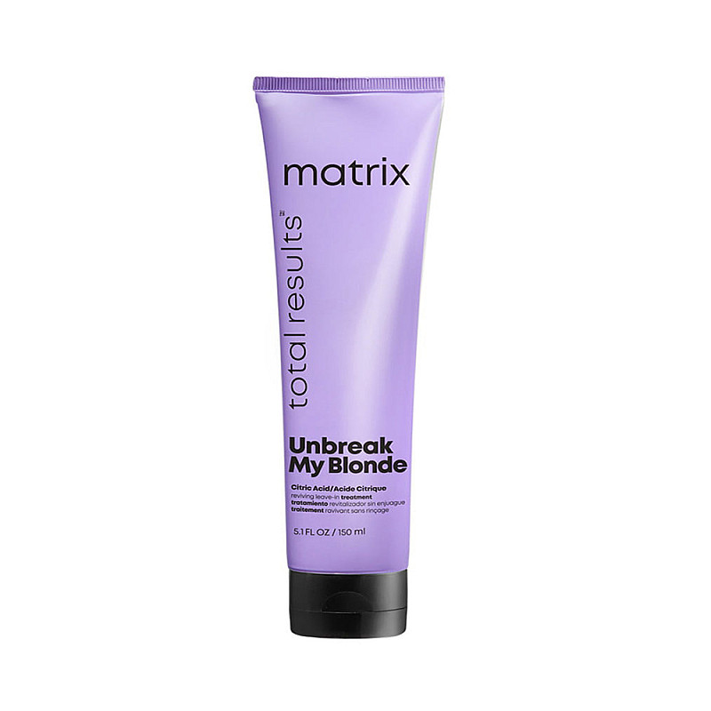 Възстановяваща грижа без изплакване Matrix Unbreak My Blonde Treatment 150ml