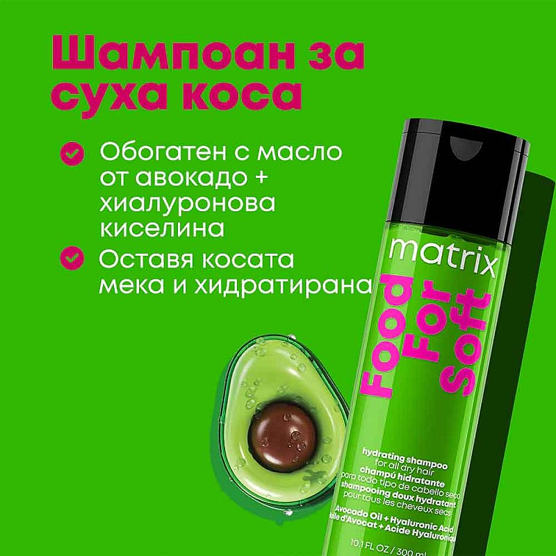 Лимитиран подаръчен комплект за суха коса Matrix Food For Soft Holiday Box