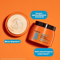 Изглаждаща маска с анти-фриз Matrix Mega Sleek Smoothie Supreme Anti-Frizz Smoothing Mask 500ml