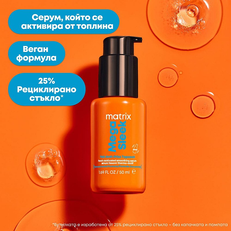 Изглаждащ серум за коса Matrix 96H Anti-Frizz Topcoat 50ml