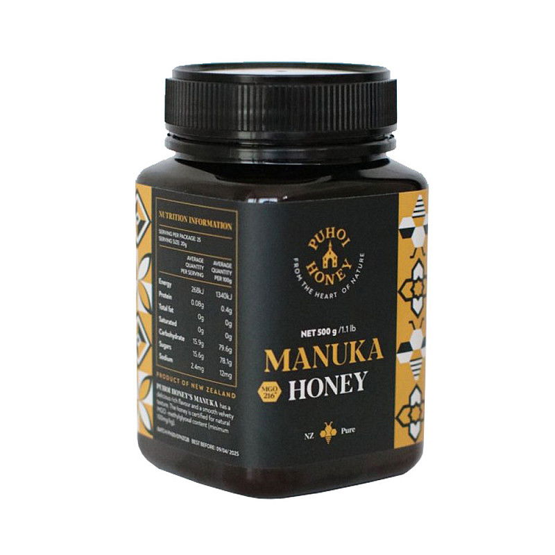 Мед от манука Manuka Honey MGO216 500g