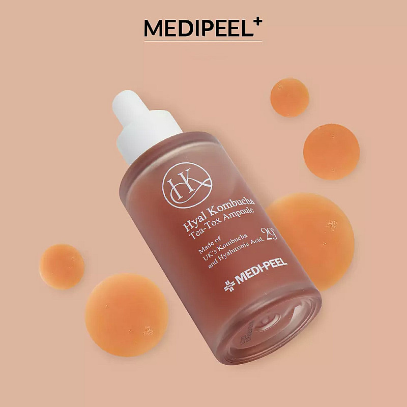 Възстановяващ ампулен серум с комбуча Medi-Peel Hyal Kombucha Tea-Tox Ampoule 50ml