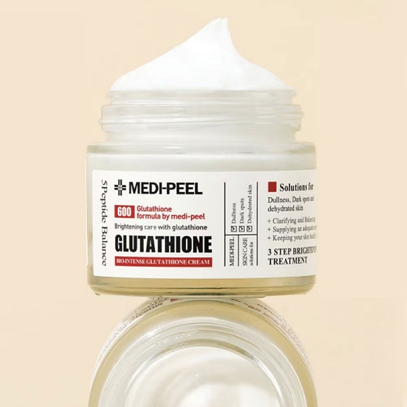 Изсветляващ крем за лице с глутатион Medi-Peel Bio-Intense Glutathione White Cream 50ml