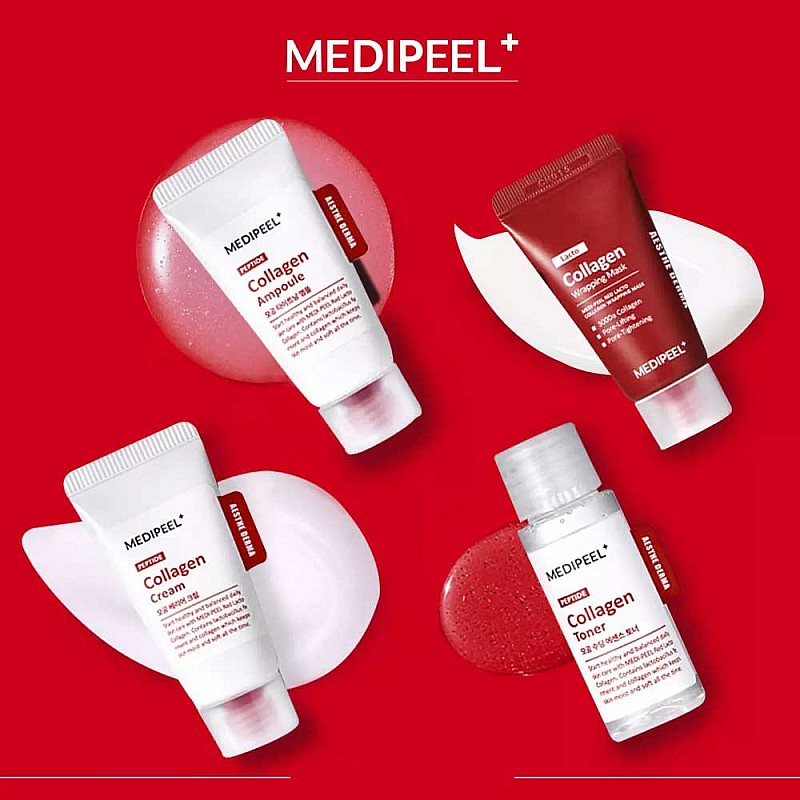 Анти ейдж травъл сет Medi-Peel Red Lacto Collagen Skin Care Trial Kit