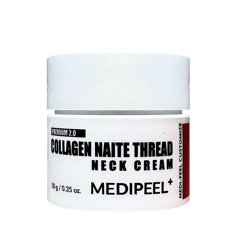 Крем против бръчки на шията с колаген и пептиди Medi-Peel Premium Naite Thread Neck 2.0 Cream 10ml