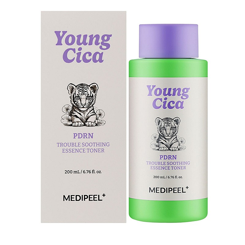 Успокояващ и балансиращ тонер Medi-Peel Young Cica PDRN Trouble Soothing Essence Toner 200ml