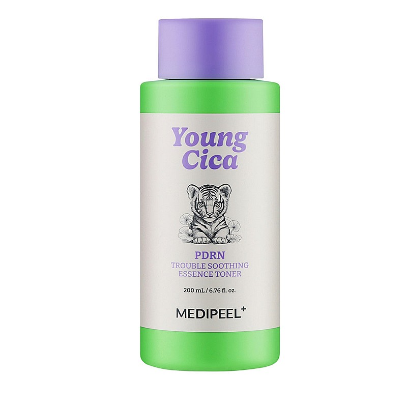 Успокояващ и балансиращ тонер Medi-Peel Young Cica PDRN Trouble Soothing Essence Toner 200ml