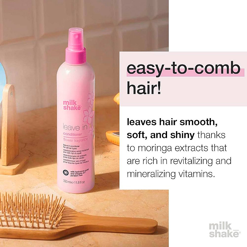 Млечен балсам без отмиване за боядисана коса MilkShake Flower Leave In Conditioner 350ml