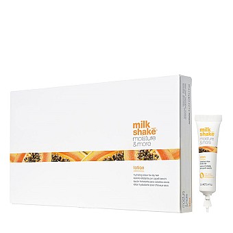 Хидратиращи ампули с хиалуронова киселина и папая MilkShake Milkshake Moisture Plus Lotion 6x12ml