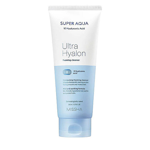 Измивна пяна Missha Super Aqua Ultra Hyalron Cleansing Foam 200ml