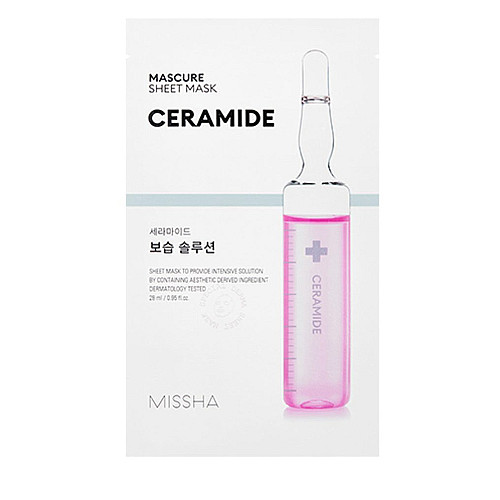 Шийт маска със серамиди Missha Mascure Ceramide Rescue Solution Sheet Mask