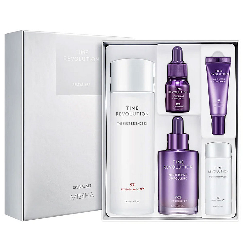 Бестселър сет продукти Missha Time Revolution Best Seller Special Set 5X