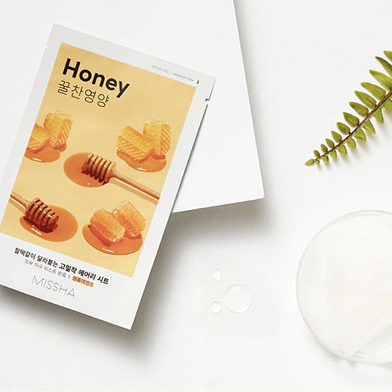 Шийт подхранваща маска с мед Missha AIry Fit Sheet Mask Honey