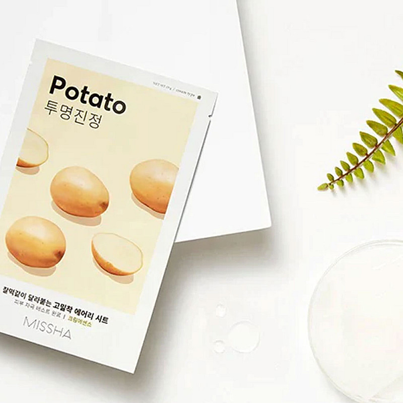 Шийт изсветляваща маска с екстракт от картоф Missha AIry Fit Sheet Mask Potato