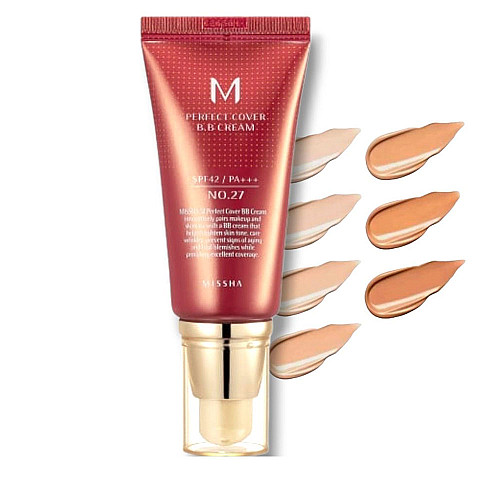 BB крем 3в1 Missha M Perfect cover BB cream SPF42 PA+++ 50ml