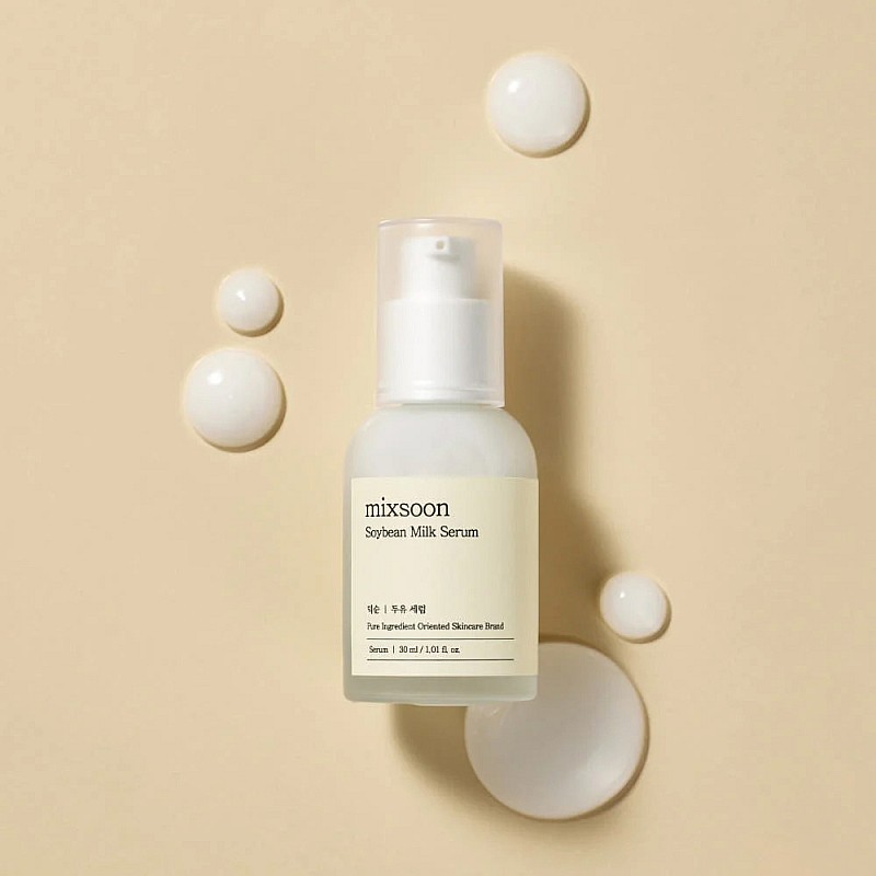 Стягащ серум с веган колаген за плътна и сияйна кожа MIXSOON Soybean Milk Serum 30ml