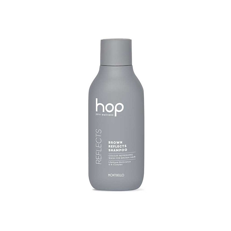 Оцветяващ шампоан за кестенява коса Montibello HOP Brown Reflects Shampoo 300ml