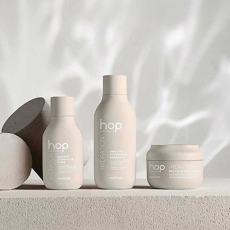 Балсам за интензивна хидратация и контрол на непокорната коса Montibello HOP Smooth Hydration Rinse 750ml