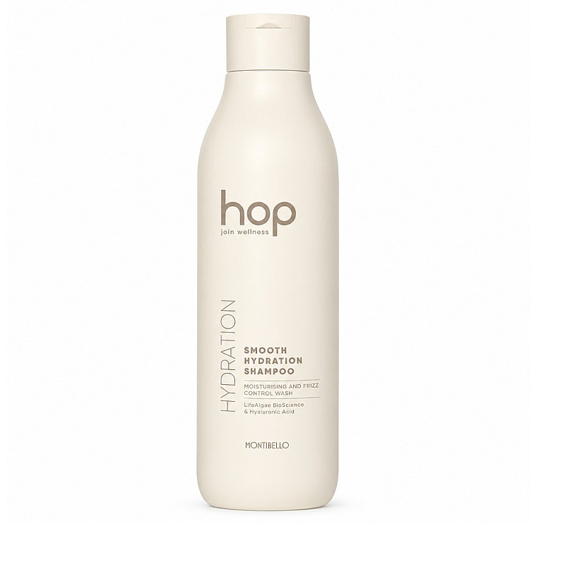 Шампоан за копринено гладка и дисциплинирана коса Montibello HOP Smooth Hydration Shampoo 1000ml