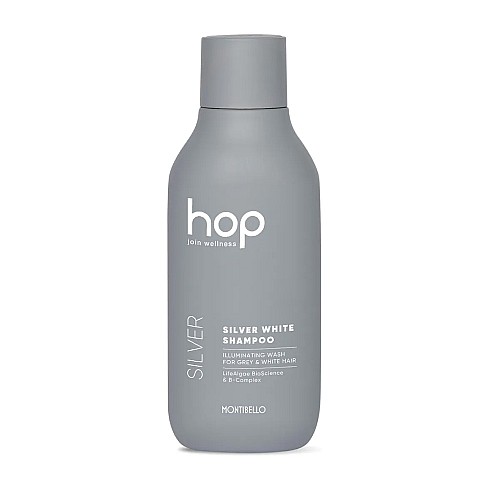 Неутрализиращ шампоан за руса, бяла и сива коса Montibello HOP Silver White Shampoo 300ml