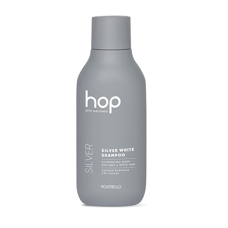 Неутрализиращ шампоан за руса, бяла и сива коса Montibello HOP Silver White Shampoo 300ml