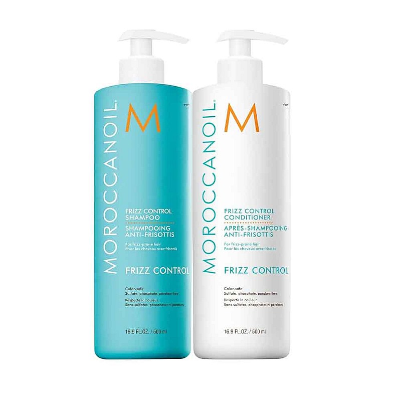 Комплект анти-фриз за непокорна коса Moroccanoil Frizz Control Duo 2x500ml