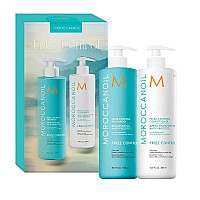 Комплект анти-фриз за непокорна коса Moroccanoil Frizz Control Duo 2x500ml