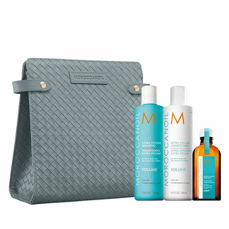 Комплект за обем на фина и тънка коса Moroccanoil Kit Holiday Volume 