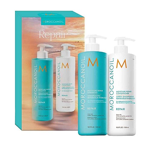 Kомплект шампоан и балсам за възстановяване Moroccanoil Repair Duo 2x500ml