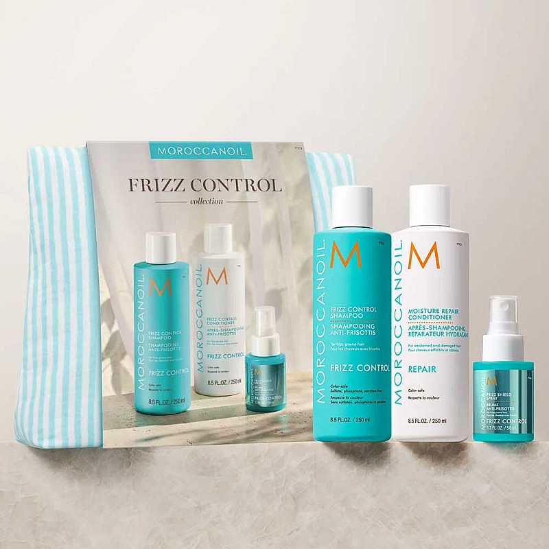 Комплект за контрол на фриз ефекта и хвърчащите кичури Moroccanoil Frizz Control Set