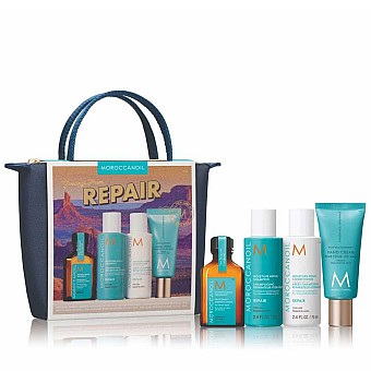 Травъл комплект за изтощена коса Moroccanoil Repair Travel Set