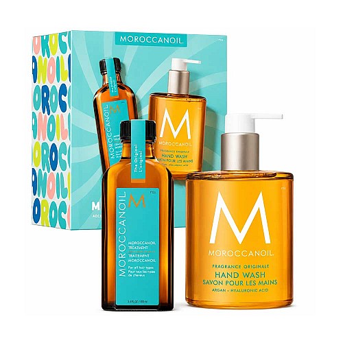Комплект подхранване и грижа за коса и ръце Moroccanoil Hair & Hand Heroes Original
