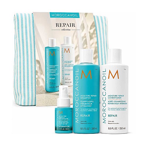 Комплект за възстановяване и защита на увредената коса Moroccanoil Repair Set