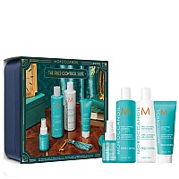 Комплект за гладка и блестяща коса със защита от влага Moroccanoil The Frizz Control Suite