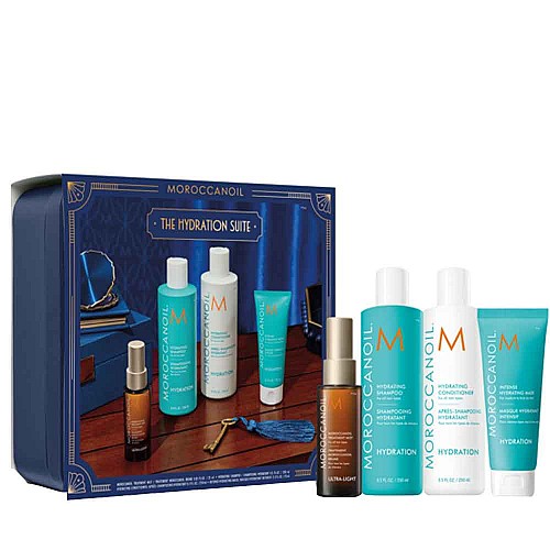 Комплект за дълбока хидратация, мекота и блясък Moroccanoil The Hydration Suite