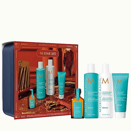 Комплект за интензивно възстановяване на силно увредена коса Moroccanoil The Repair Suite