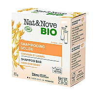 Твърд шампоан за коса и тяло Nat&Nove Bio Shampoo bar Hair and Body 85g