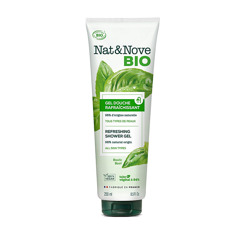 Органичен освежаващ душ гел Nat&Nove Bio Refreshing Shower Gel 250ml