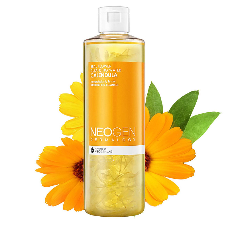 Почистваща вода с невен Neogen Real Flower Cleansing Water Calendula 300ml