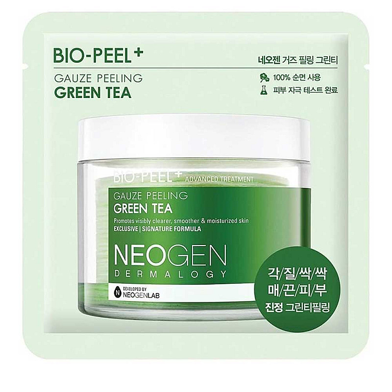 Пилинг тампон със зелен чай Neogen Bio-Peel Gauze Peeling Green Tea 9.5ml - 1бр