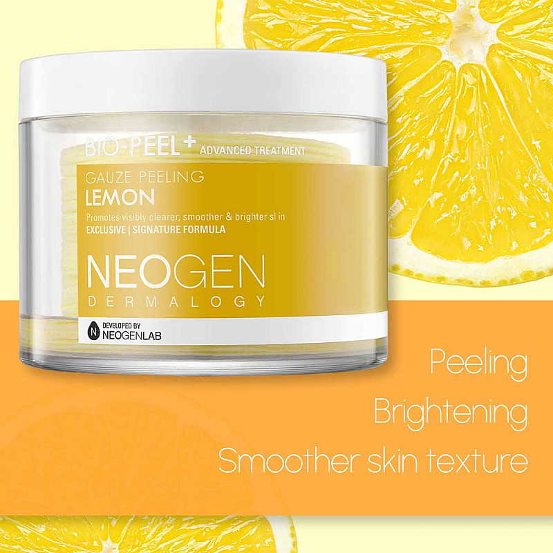 Пилинг тампони с екстракт от лимон Neogen Bio-Peel Gauze Peeling Lemon 30бр